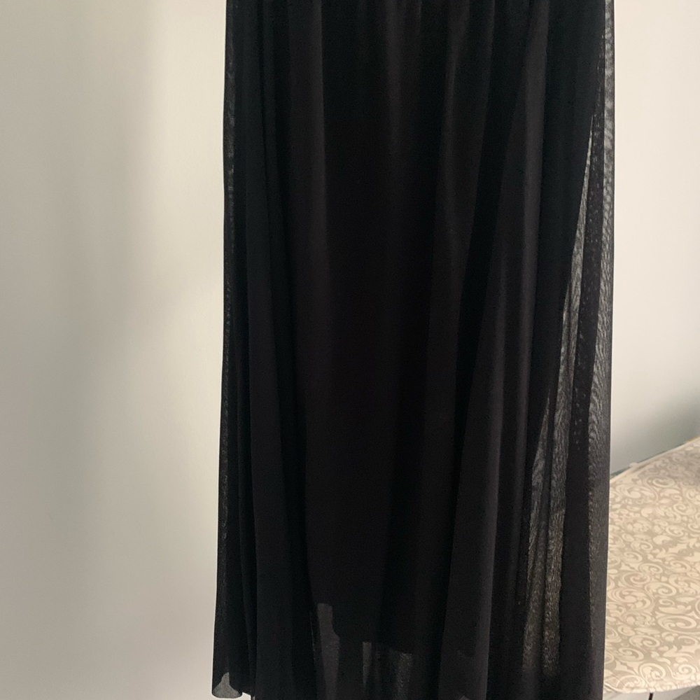 Fuzzy. Elegant Black skirt mad  in Italy